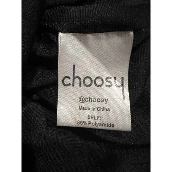 NWT Choosy Blue Shimmer One Sleeve Stretch Ruched Side Mini Bodycon size small - Picture 8 of 9